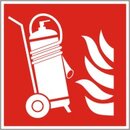 Brandschutzzeichen Fahrbare Feuerlscher ISO 7010