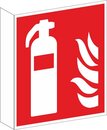 Brandschutzzeichen-Fahnenschild Feuerlscher ISO 7010...