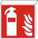 Brandschutzzeichen-Fahnenschild Feuerlscher ISO 7010 DM...