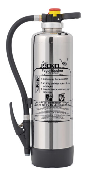 Schaum-Feuerl&ouml;scher Fluorfrei Hochglanzpoliert 6 Liter S6 JX 34 Green 2.0