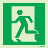 Rettungszeichen linksweisend