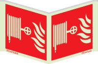 Winkelschild L&ouml;schschlauch