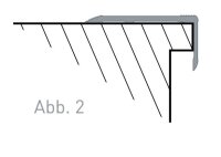 Langnachleuchtende Treppenprofile